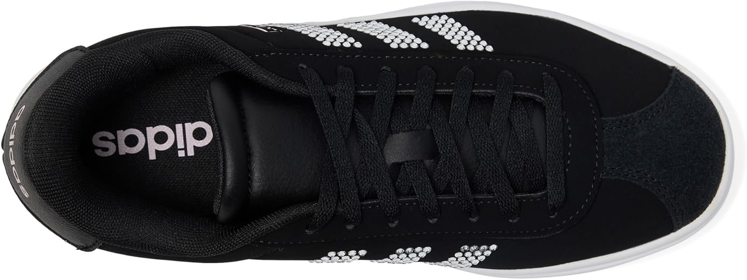 image:imageAdidas UnisexChild Vl Court BoldBlackWhiteClear Pink