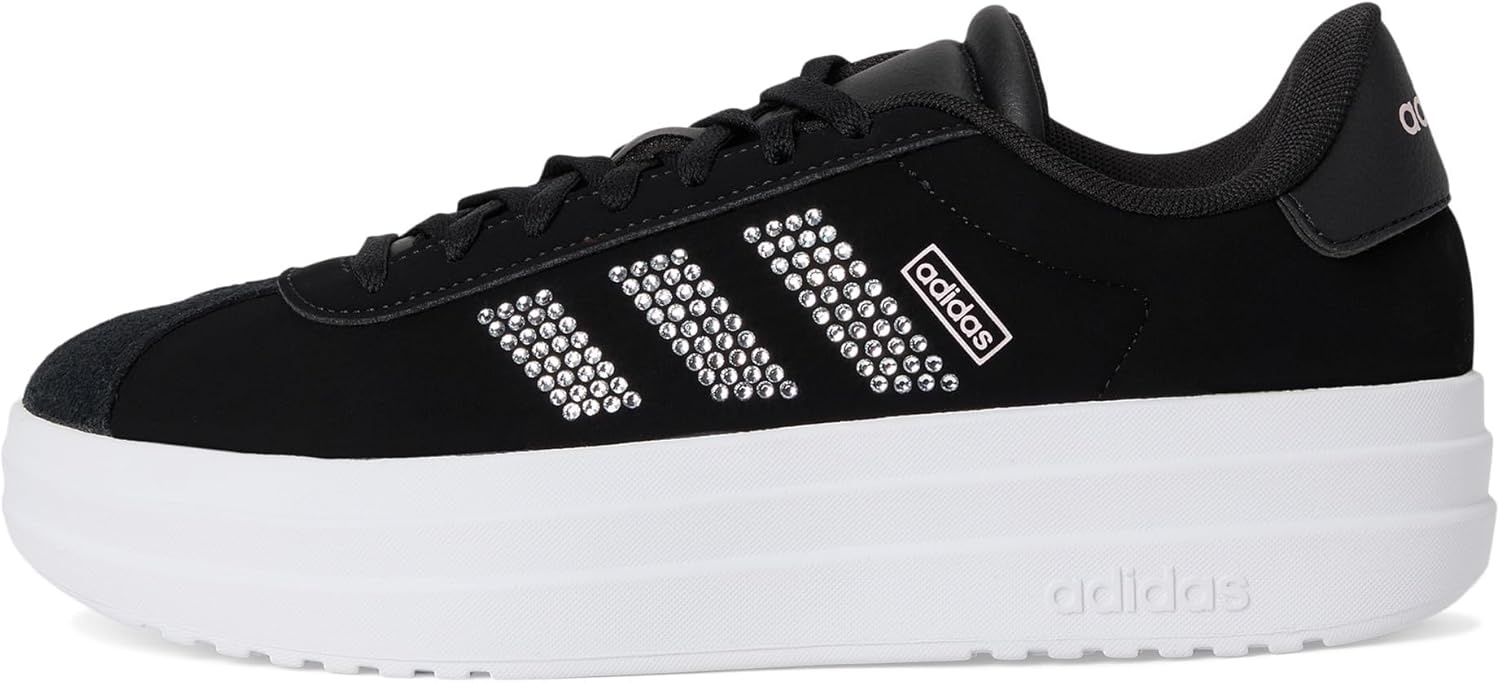 image:imageAdidas UnisexChild Vl Court BoldBlackWhiteClear Pink
