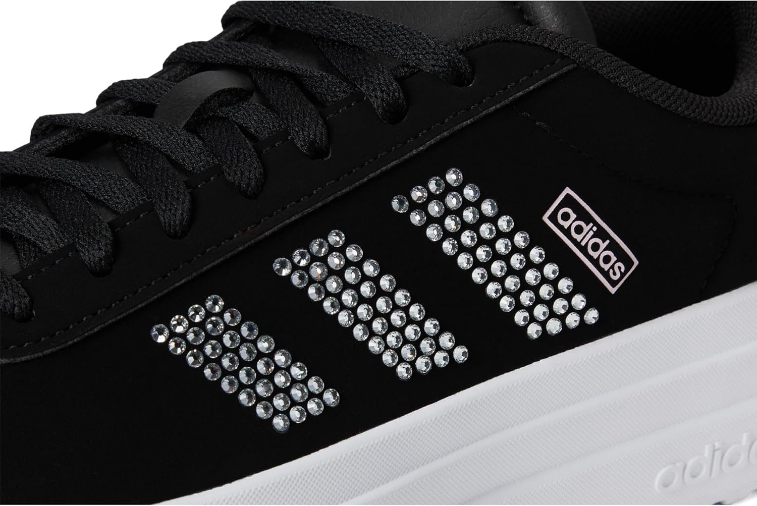 image:imageAdidas UnisexChild Vl Court BoldBlackWhiteClear Pink