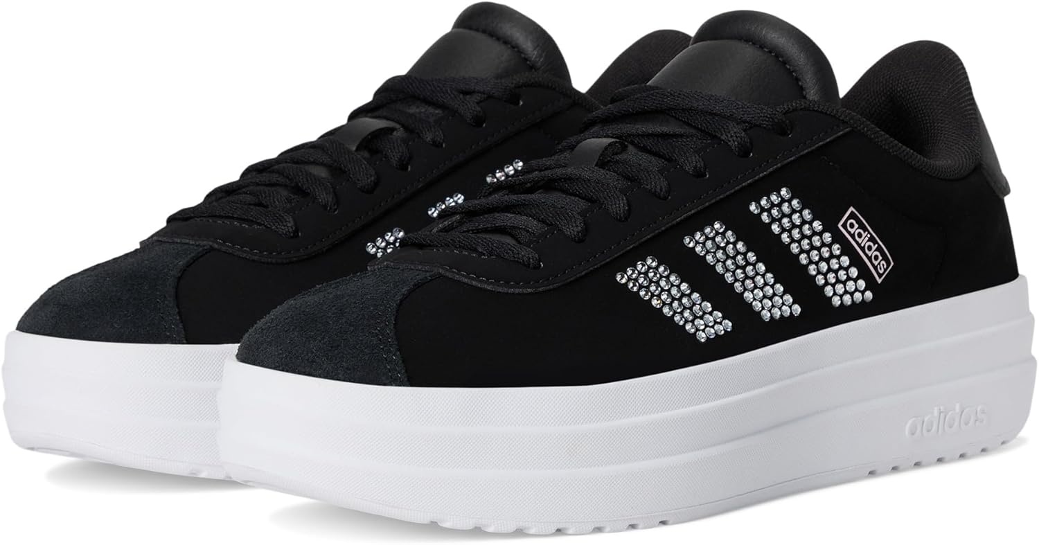 image:imageAdidas UnisexChild Vl Court BoldBlackWhiteClear Pink