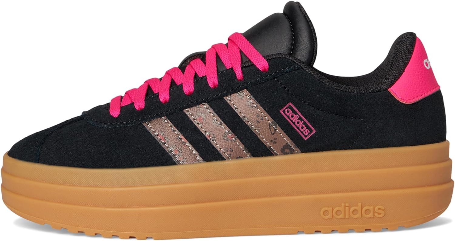 image:imageAdidas UnisexChild Vl Court BoldBlackWonder BeigeShock Pink