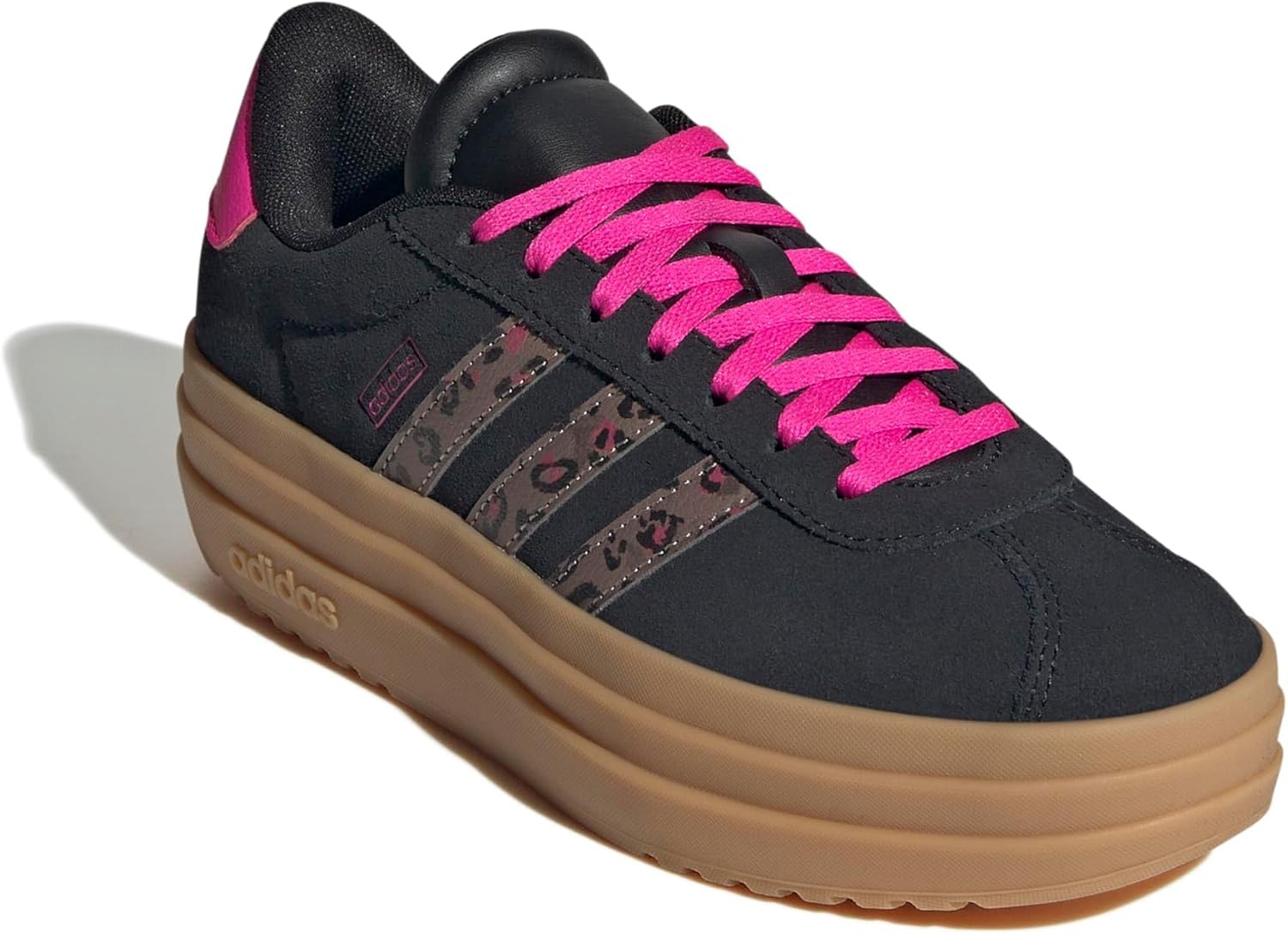 image:imageAdidas UnisexChild Vl Court BoldBlackWonder BeigeShock Pink