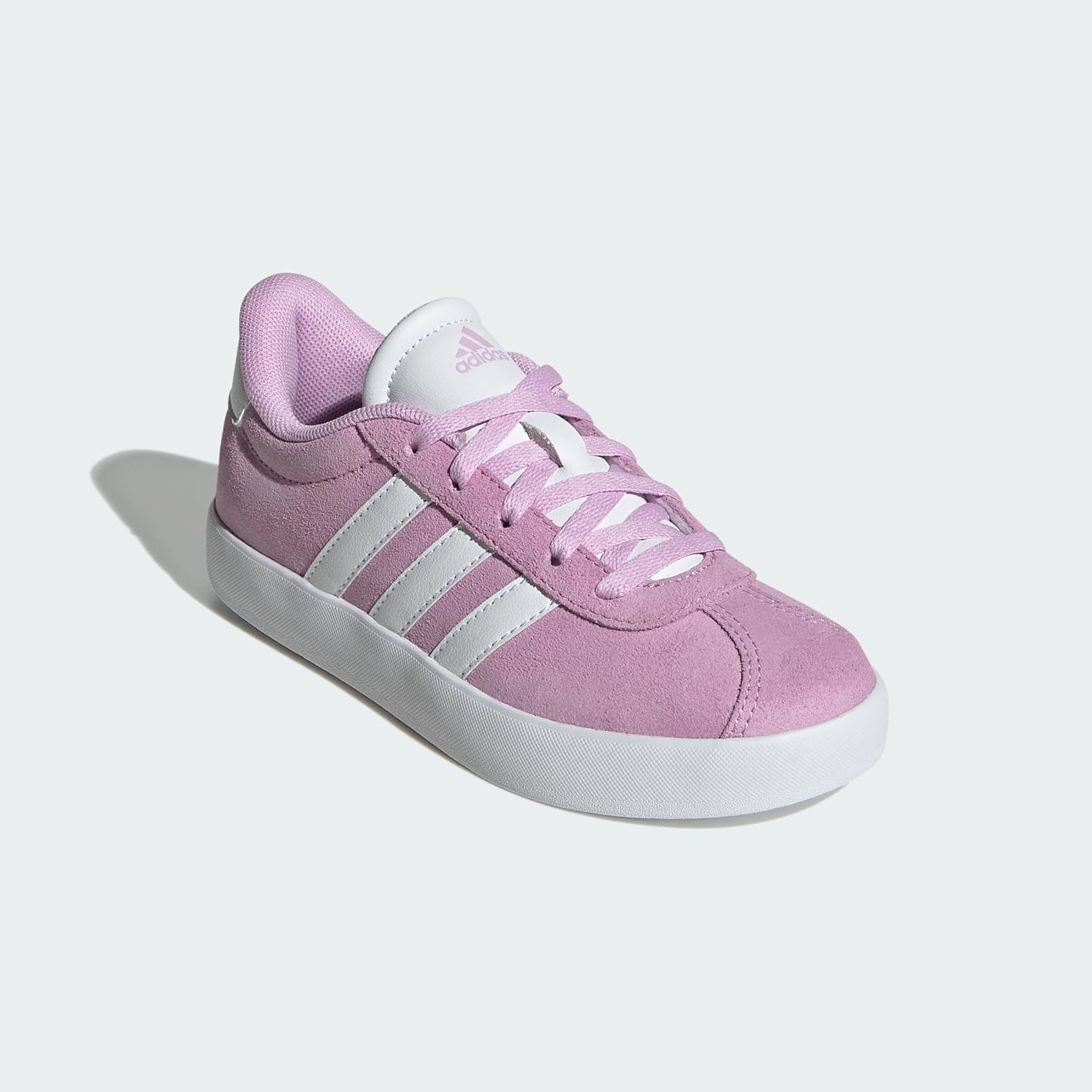 image:imageAdidas UnisexChild Vl Court BoldBliss LilacCloud WhiteGrey
