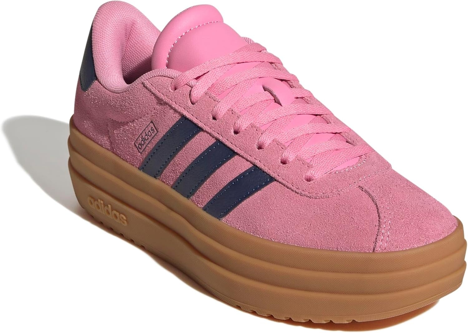 image:imageAdidas UnisexChild Vl Court BoldBliss PinkDark BlueGold Metallic