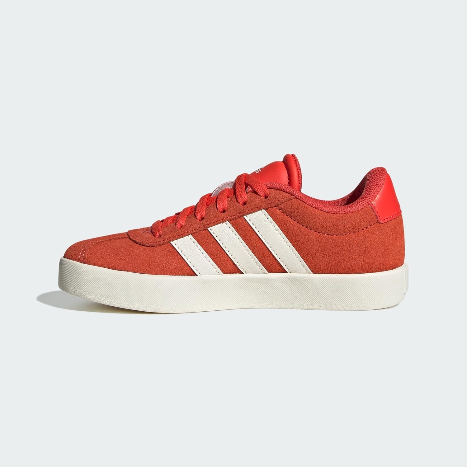 image:imageAdidas UnisexChild Vl Court BoldBright RedWhiteOff White