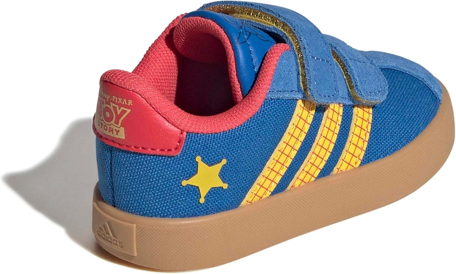 image:imageAdidas UnisexChild Vl Court BoldBright RoyalBold GoldSemi Lucid Red