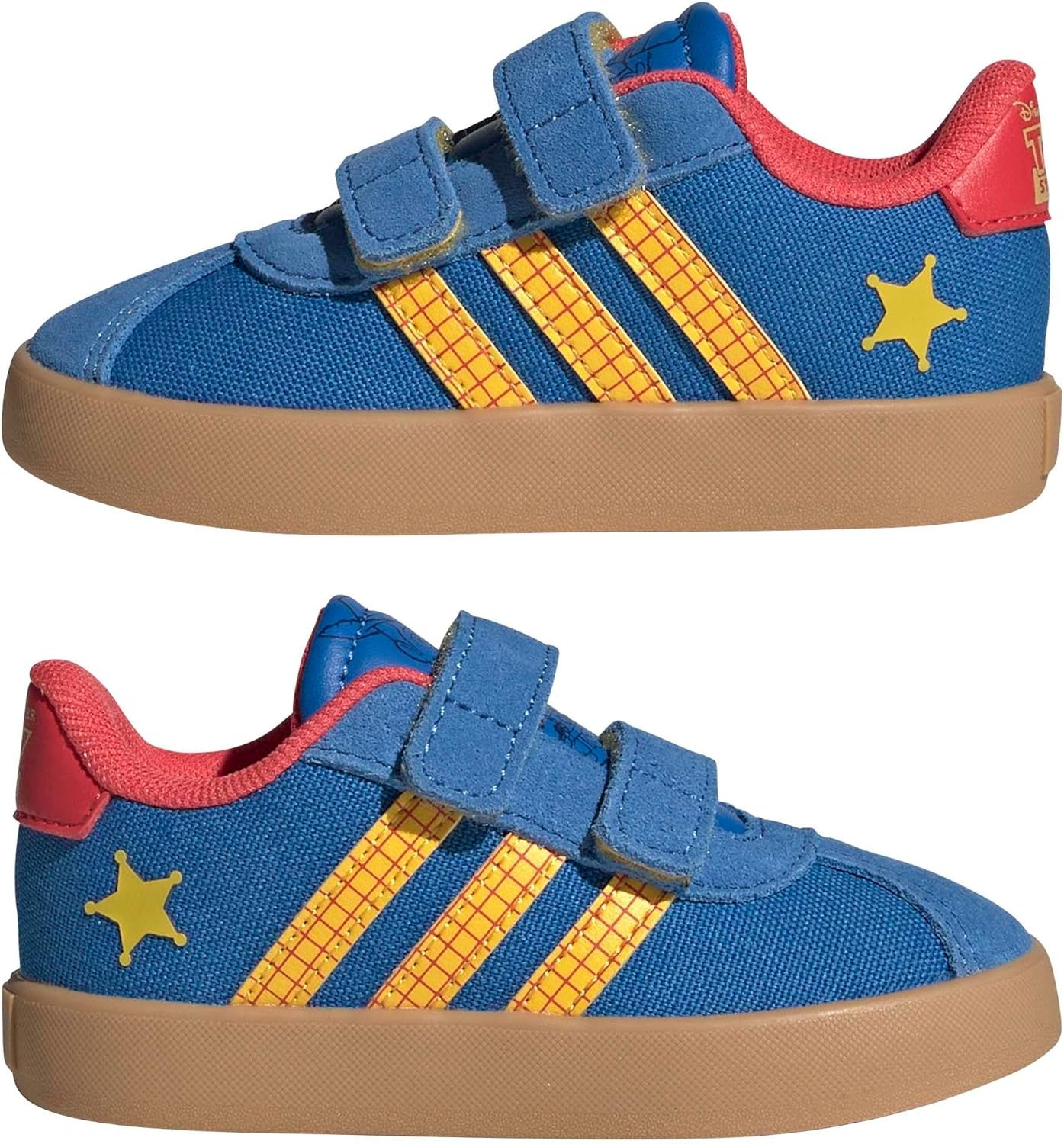 image:imageAdidas UnisexChild Vl Court BoldBright RoyalBold GoldSemi Lucid Red