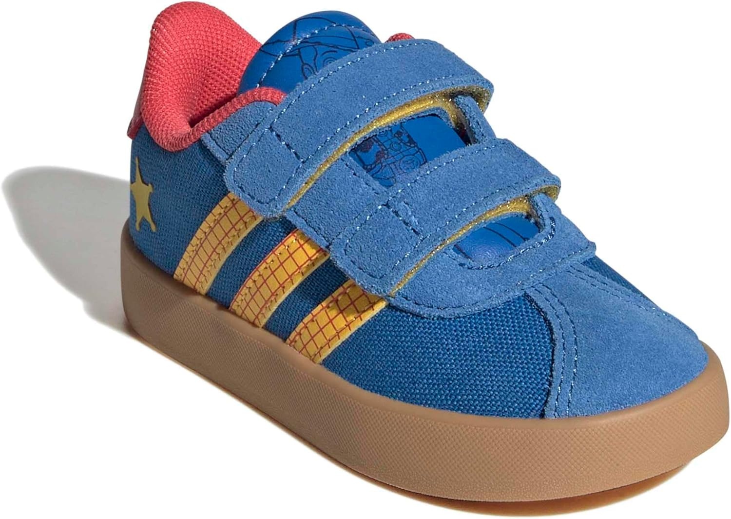 image:imageAdidas UnisexChild Vl Court BoldBright RoyalBold GoldSemi Lucid Red