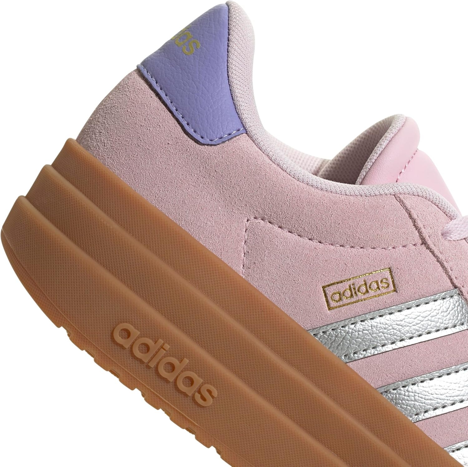image:imageAdidas UnisexChild Vl Court BoldClear PinkSilver MetallicGold Metallic