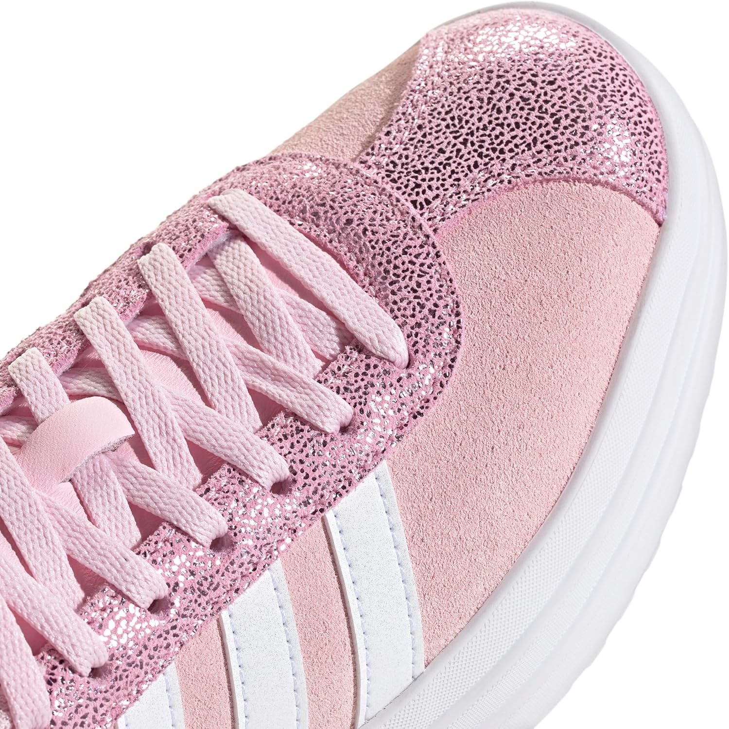 image:imageAdidas UnisexChild Vl Court BoldClear PinkWhiteBliss Pink