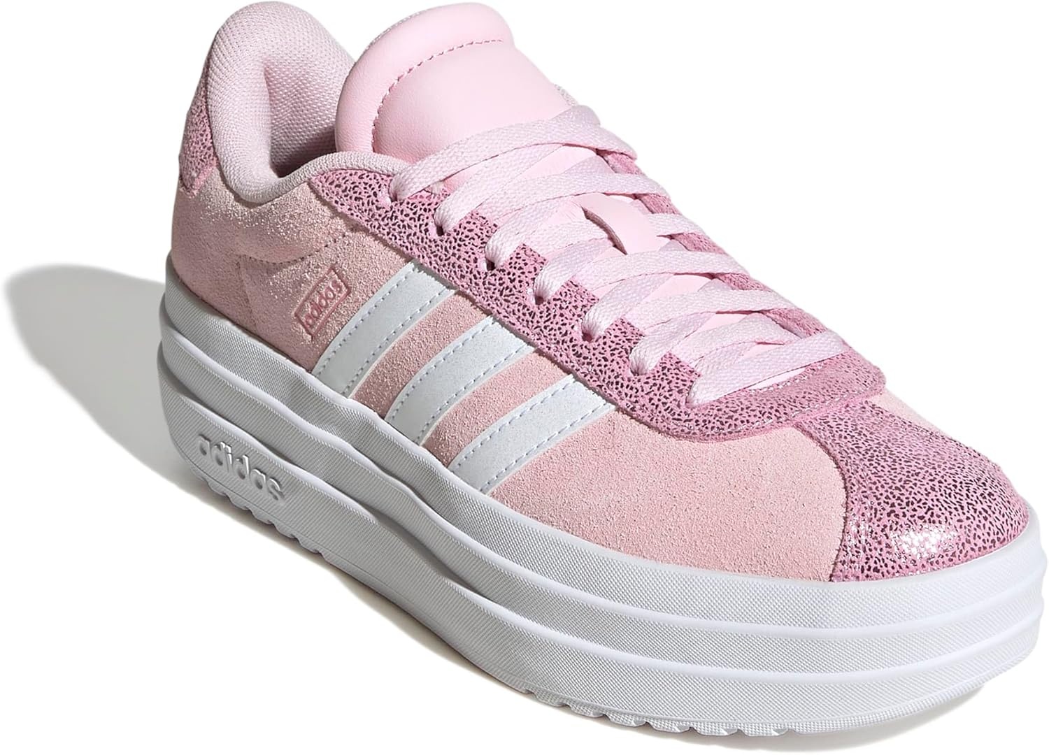 image:imageAdidas UnisexChild Vl Court BoldClear PinkWhiteBliss Pink