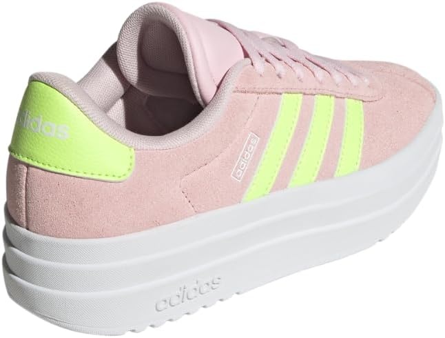 image:imageAdidas UnisexChild Vl Court BoldClear PinkYellowWhite