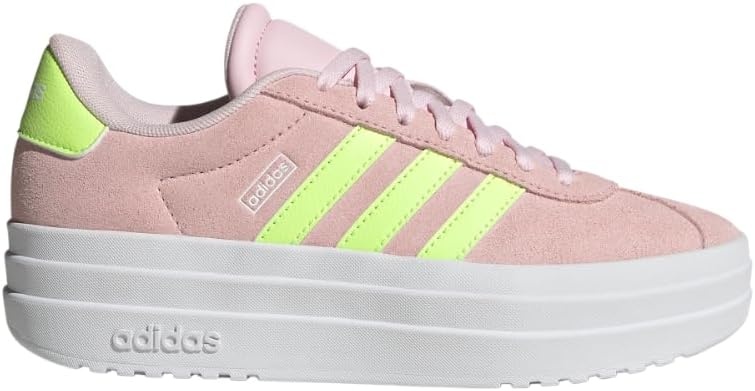 image:imageAdidas UnisexChild Vl Court BoldClear PinkYellowWhite