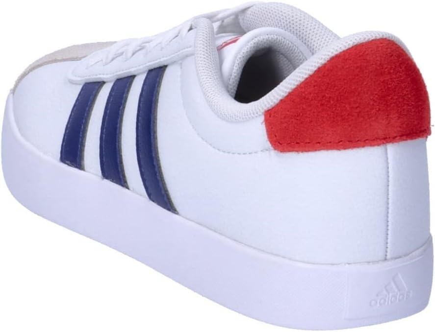 image:imageAdidas UnisexChild Vl Court BoldCloud WhiteDark BlueBetter Scarlet