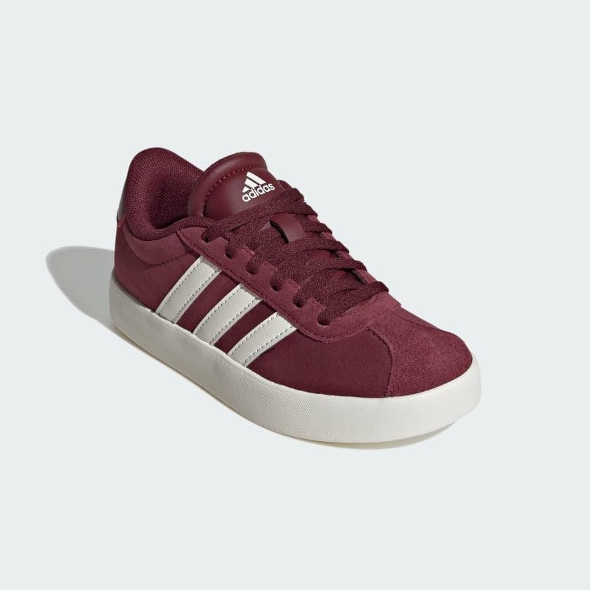 image:imageAdidas UnisexChild Vl Court BoldCollegiate BurgundyOffwhiteWhite