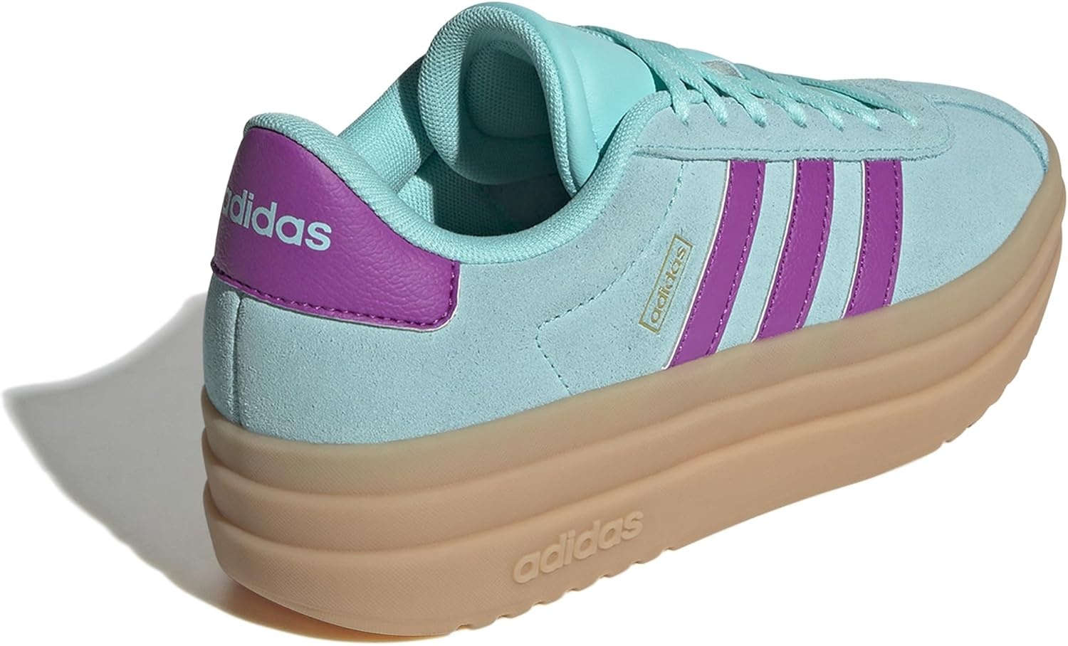image:imageAdidas UnisexChild Vl Court BoldFlash AquaPurple BurstGum