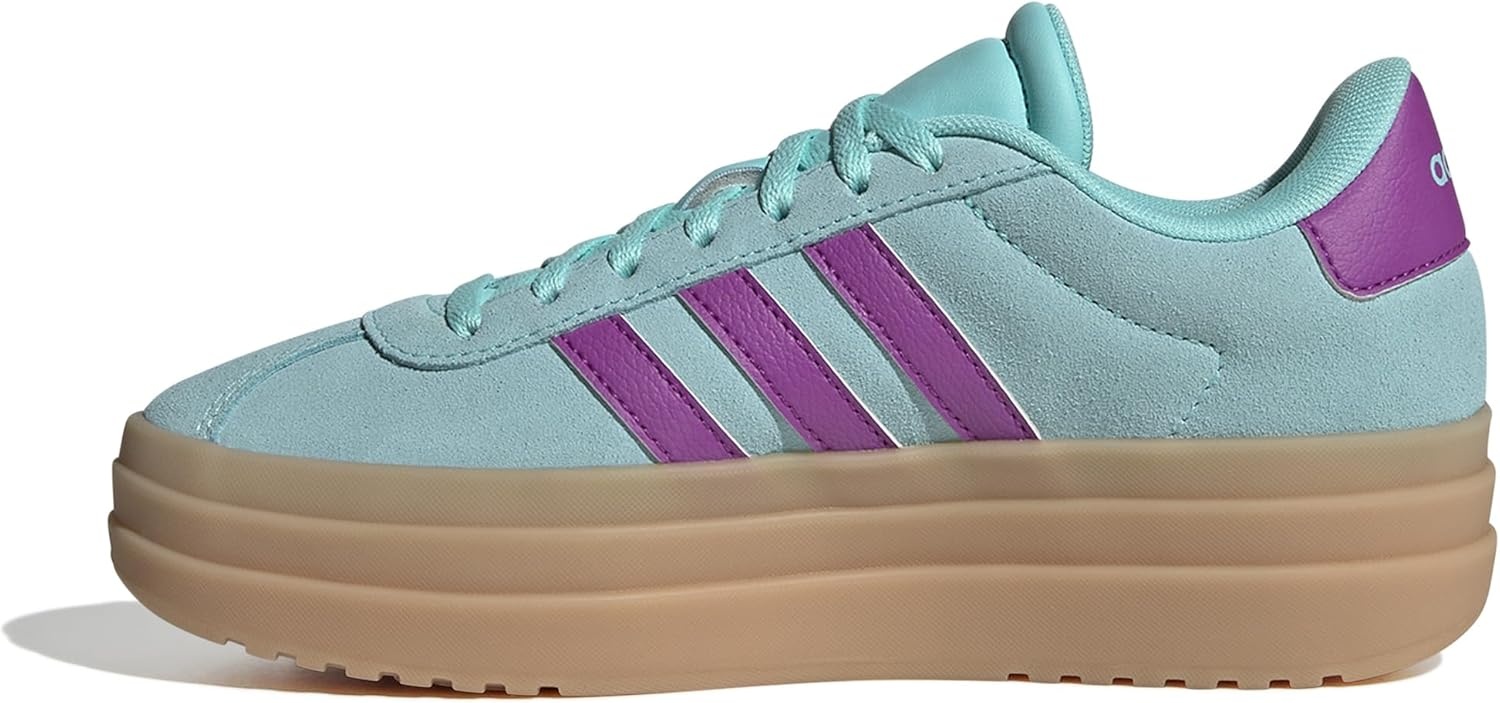 image:imageAdidas UnisexChild Vl Court BoldFlash AquaPurple BurstGum