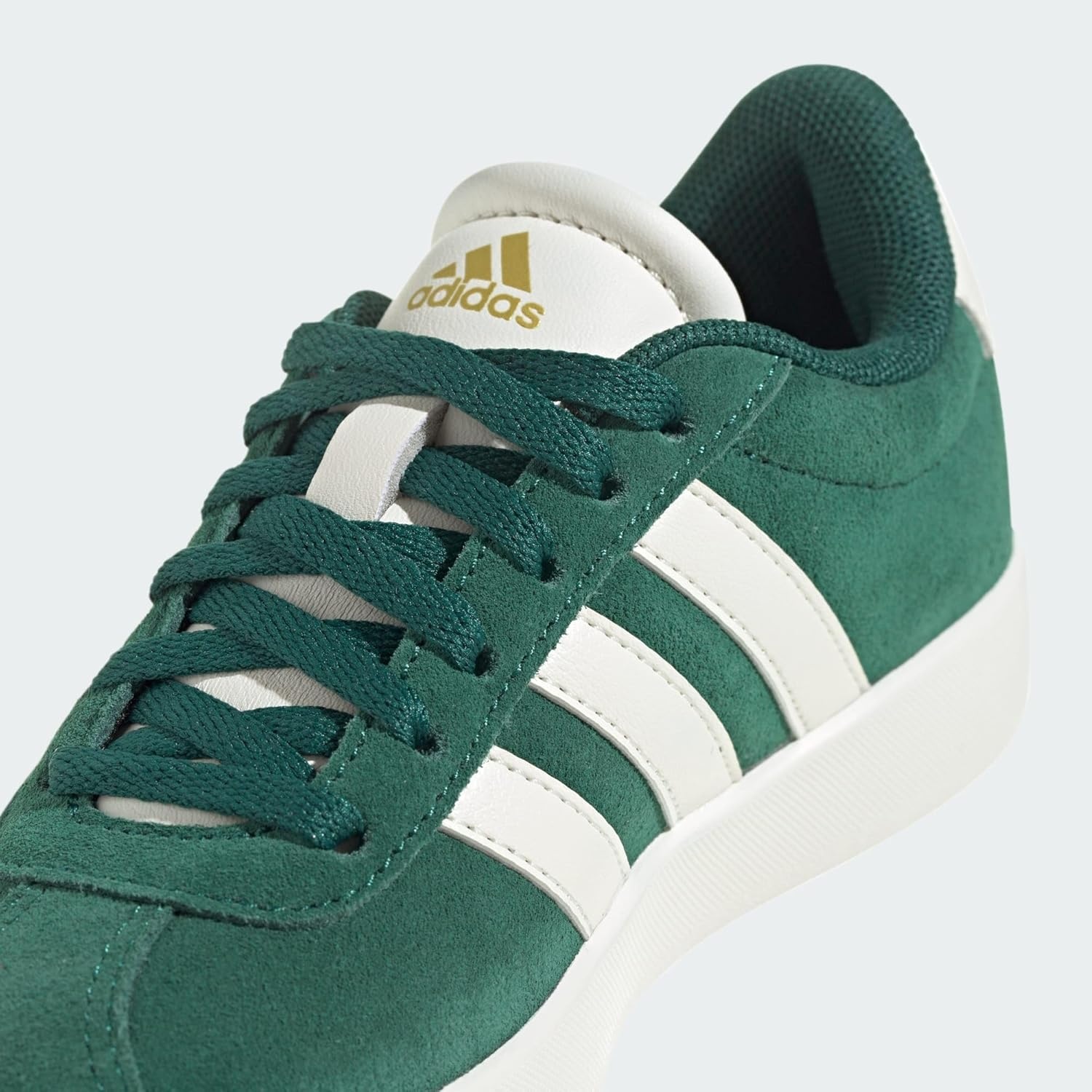 image:imageAdidas UnisexChild Vl Court BoldGreenOff WhiteGold Metallic
