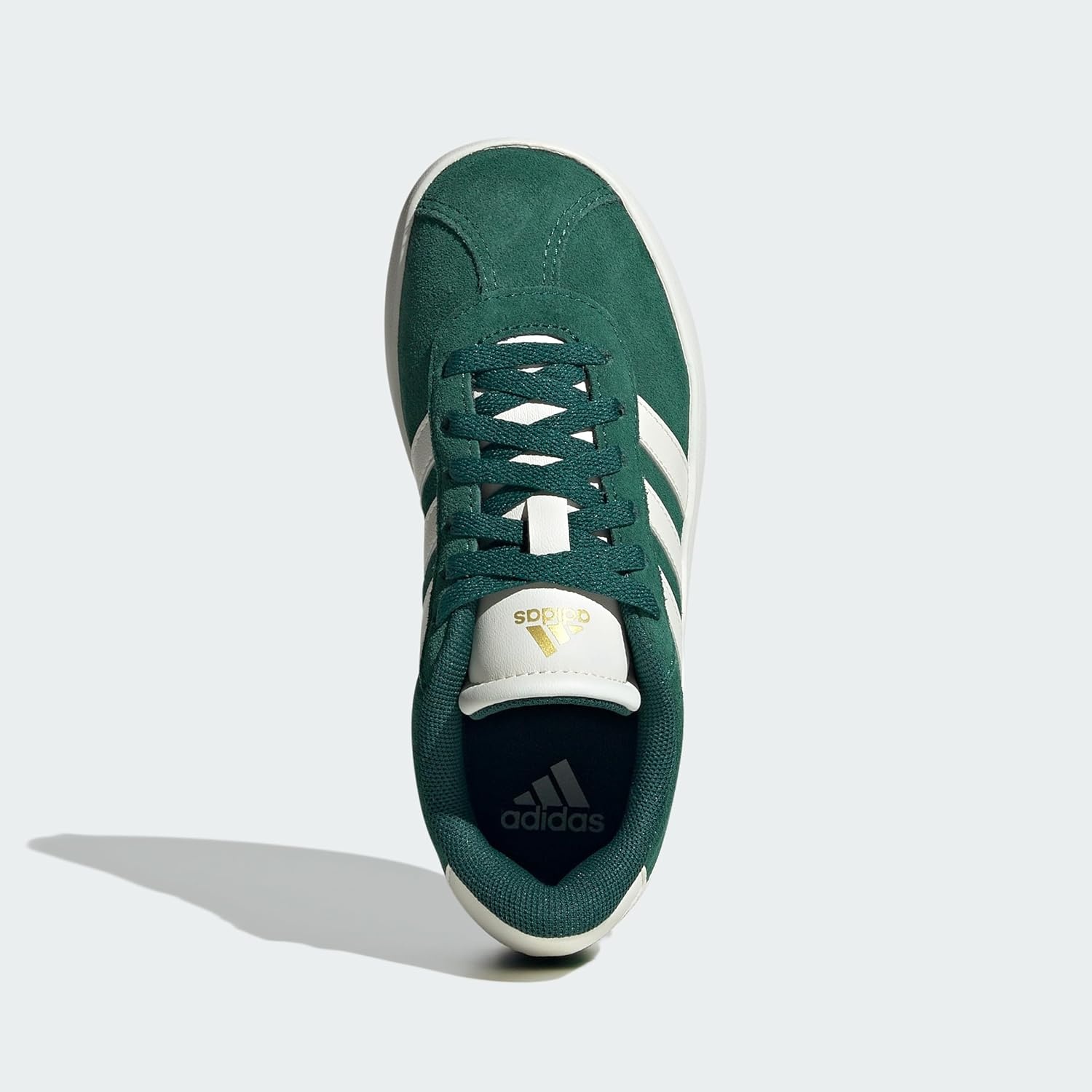 image:imageAdidas UnisexChild Vl Court BoldGreenOff WhiteGold Metallic