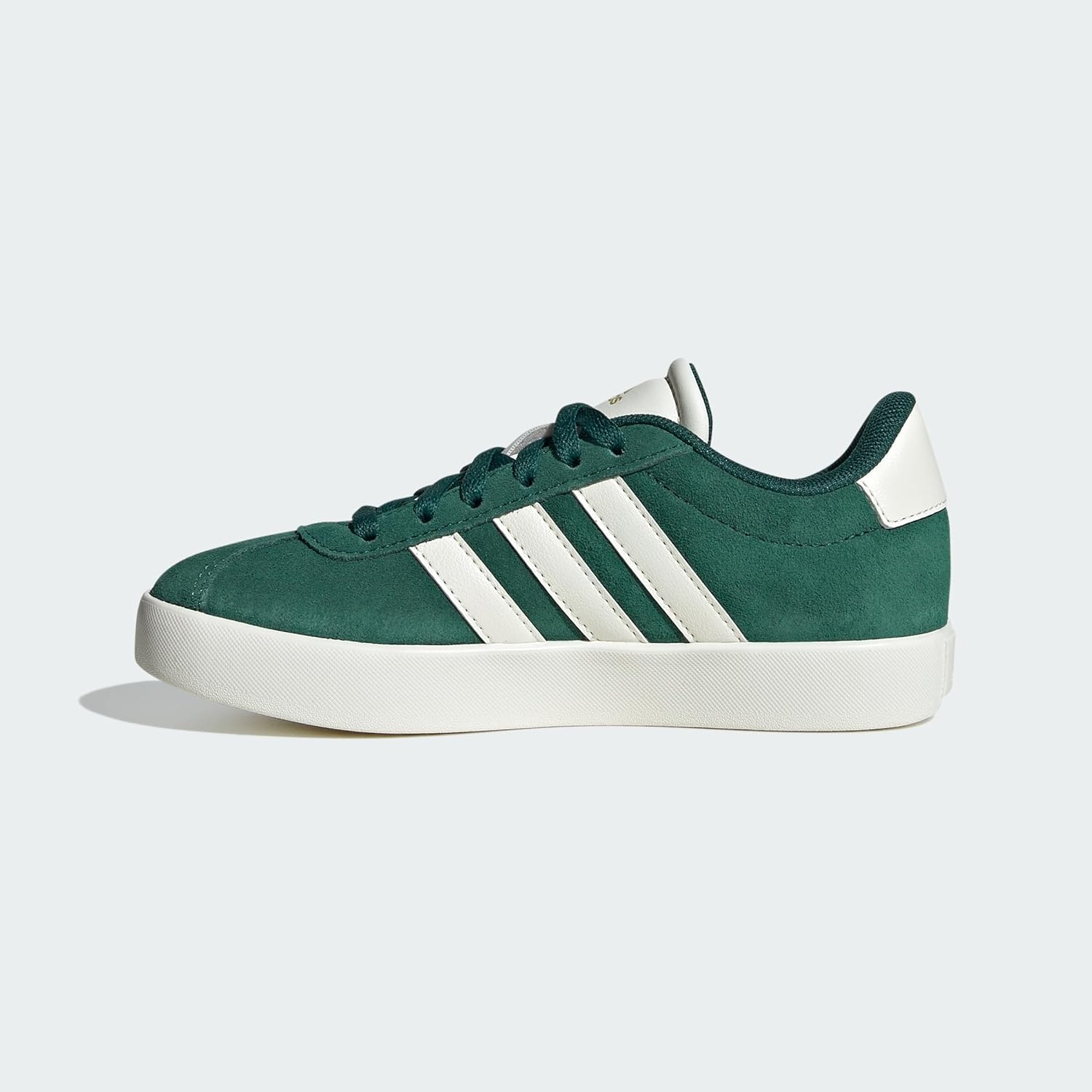 image:imageAdidas UnisexChild Vl Court BoldGreenOff WhiteGold Metallic