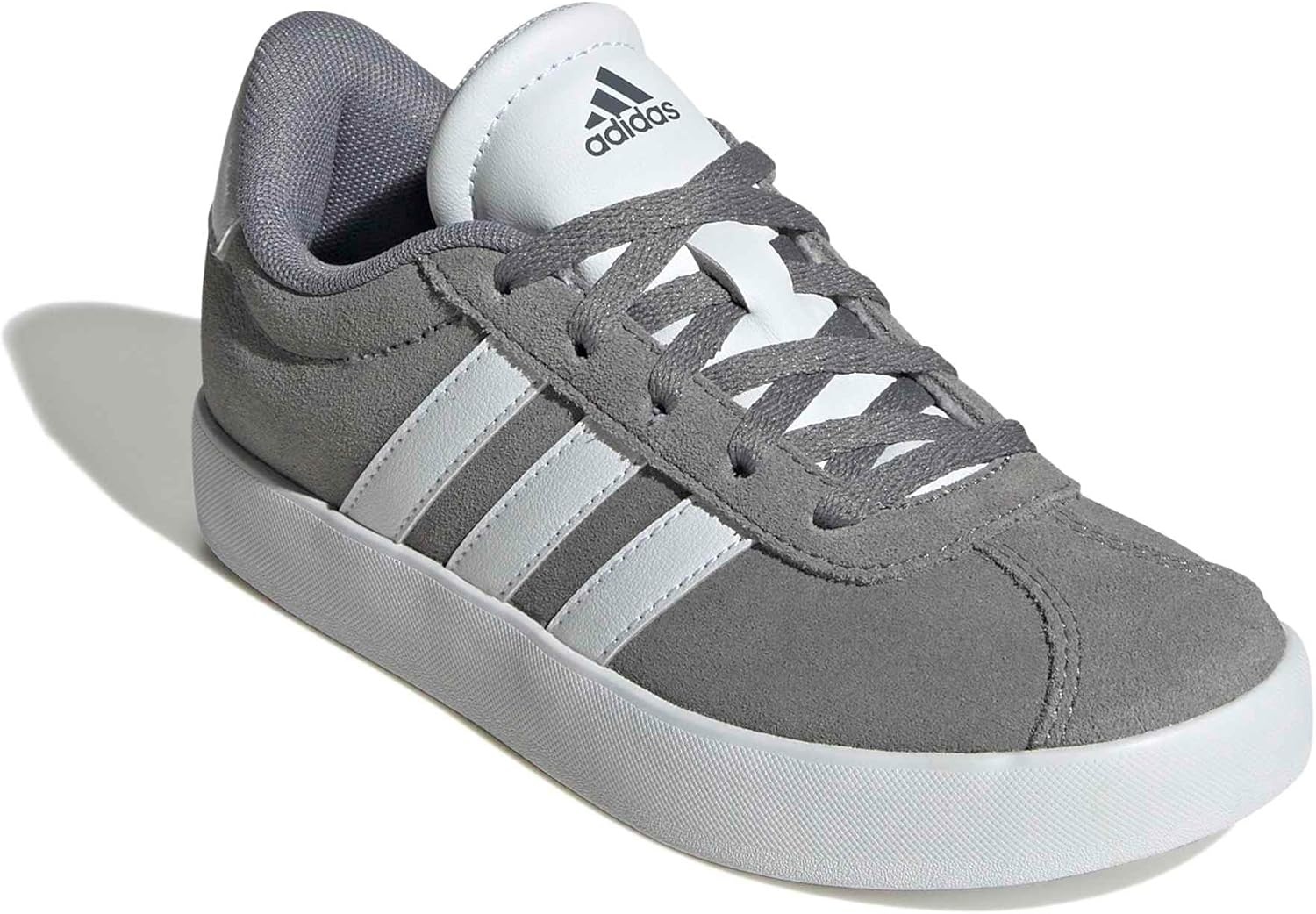 image:imageAdidas UnisexChild Vl Court BoldGreyCloud WhiteGrey