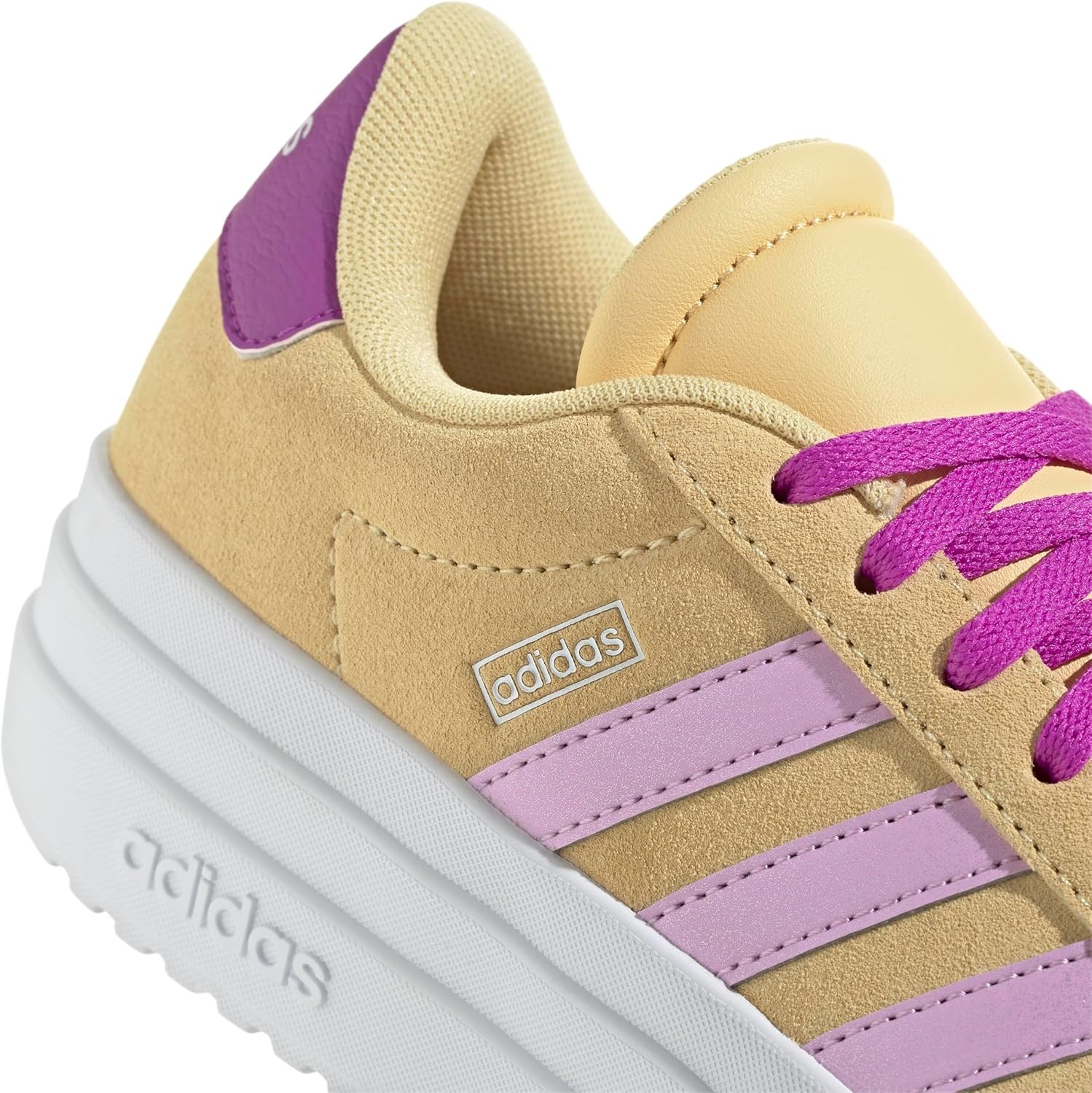 image:imageAdidas UnisexChild Vl Court BoldOrange TintBliss LilacFlash Pink