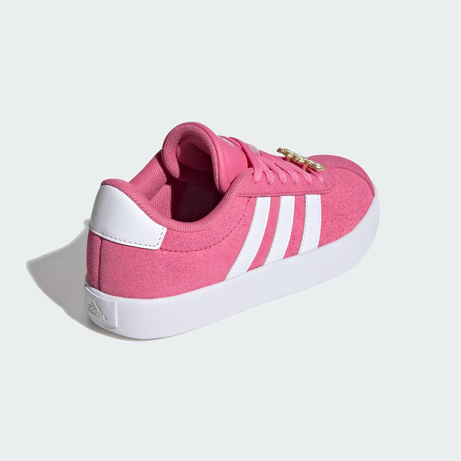 image:imageAdidas UnisexChild Vl Court BoldPink FusionCloud WhiteGrey
