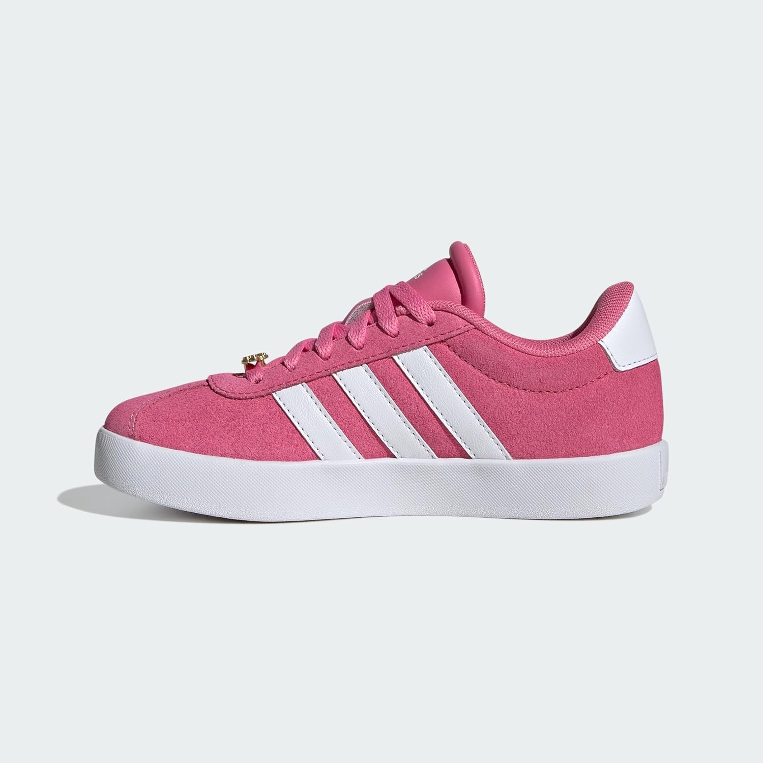 image:imageAdidas UnisexChild Vl Court BoldPink FusionCloud WhiteGrey