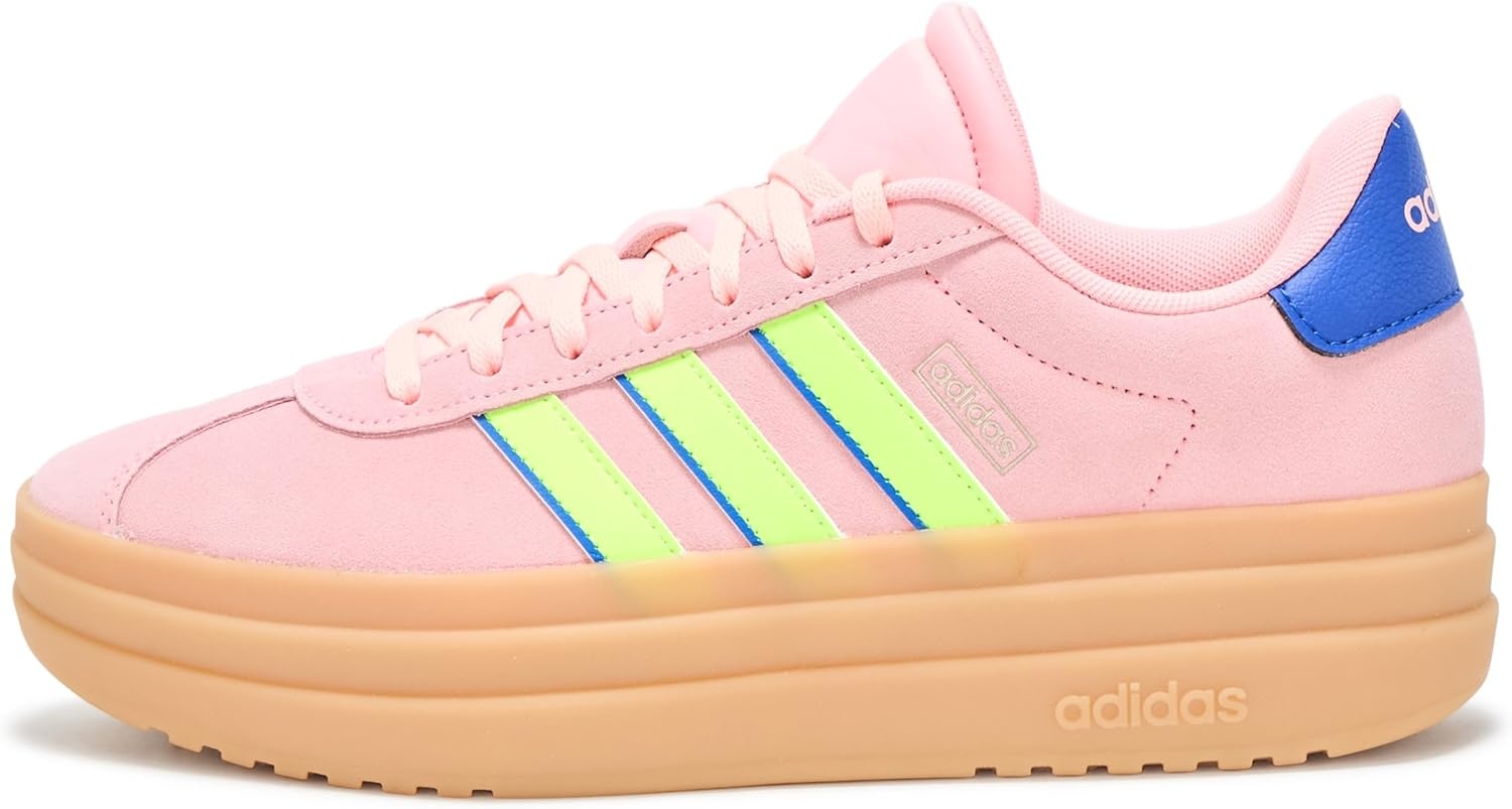image:imageAdidas UnisexChild Vl Court BoldPink SparkLucid LemonLucid Blue