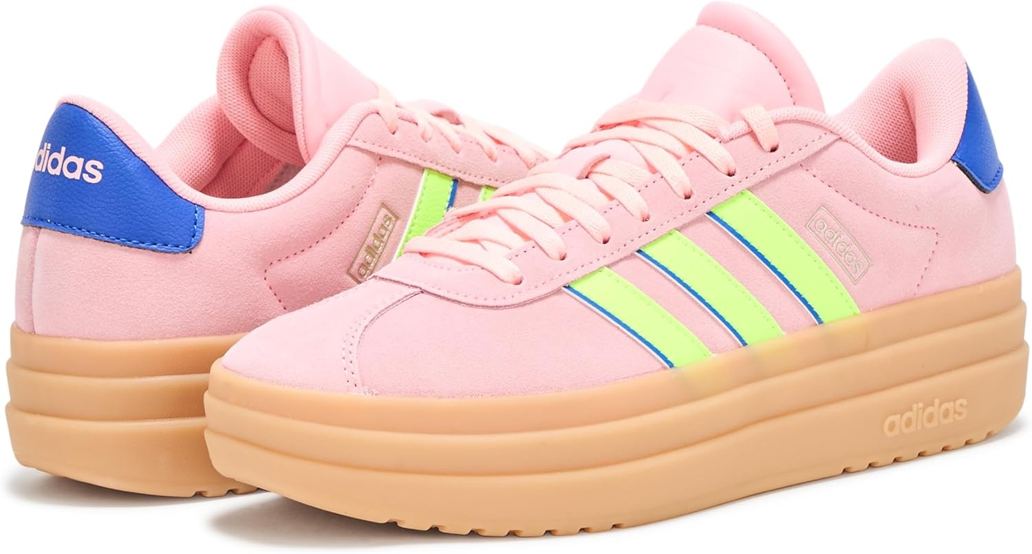 image:imageAdidas UnisexChild Vl Court BoldPink SparkLucid LemonLucid Blue