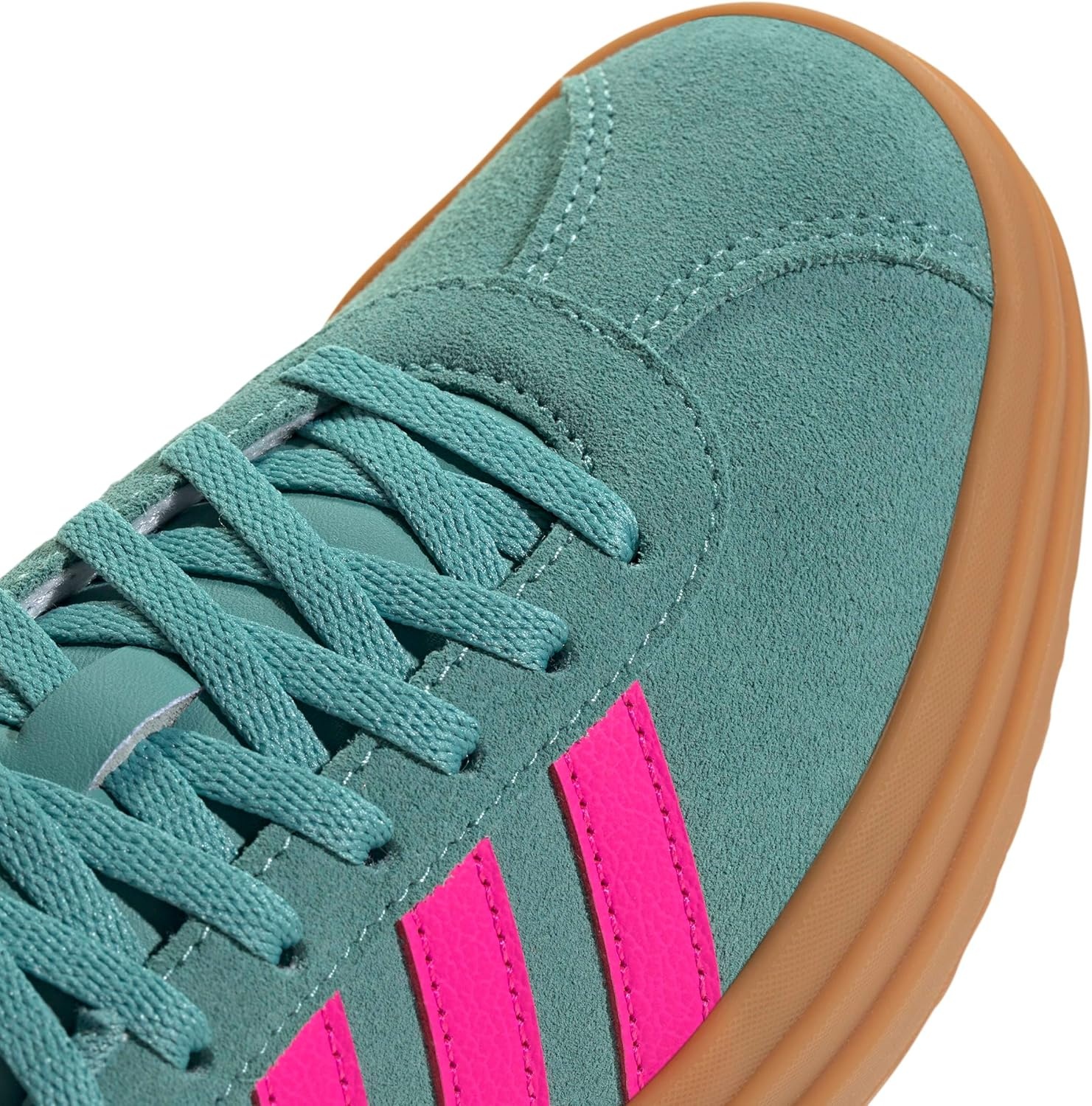 image:imageAdidas UnisexChild Vl Court BoldPowder TealShock PinkPowder Yellow