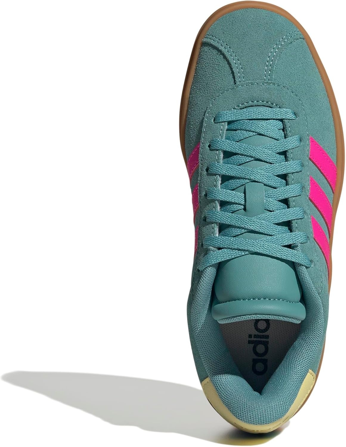 image:imageAdidas UnisexChild Vl Court BoldPowder TealShock PinkPowder Yellow