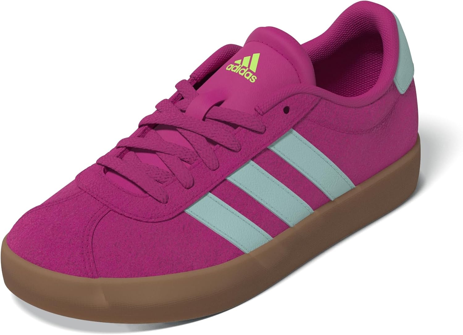 image:imageAdidas UnisexChild Vl Court BoldShock PinkSemi Flash AquaLucid Lemon
