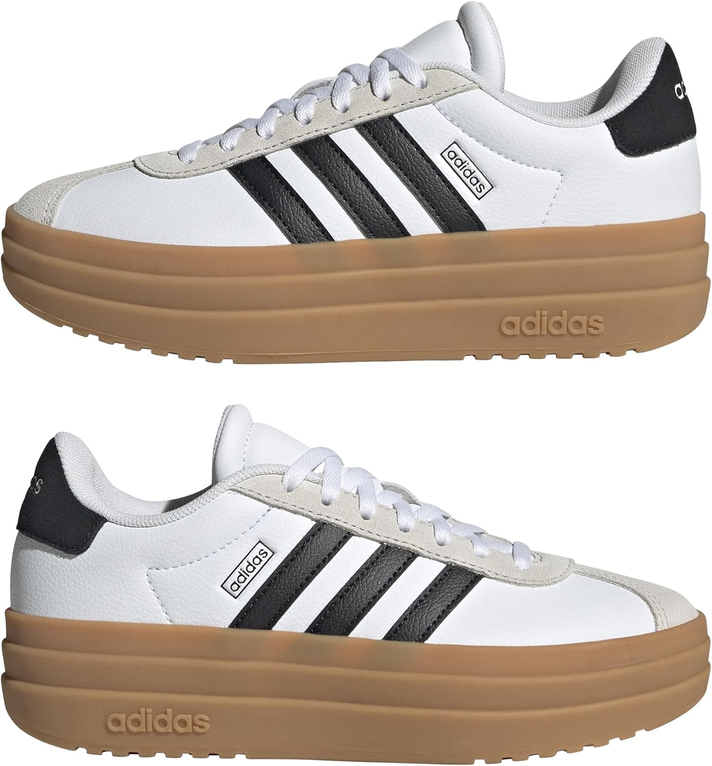 image:imageAdidas UnisexChild Vl Court BoldWhiteBlackGum