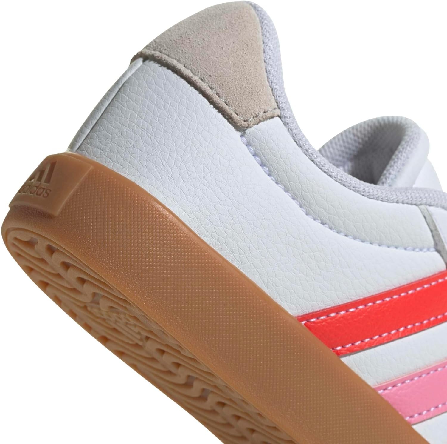 image:imageAdidas UnisexChild Vl Court BoldWhiteBright RedBliss Pink