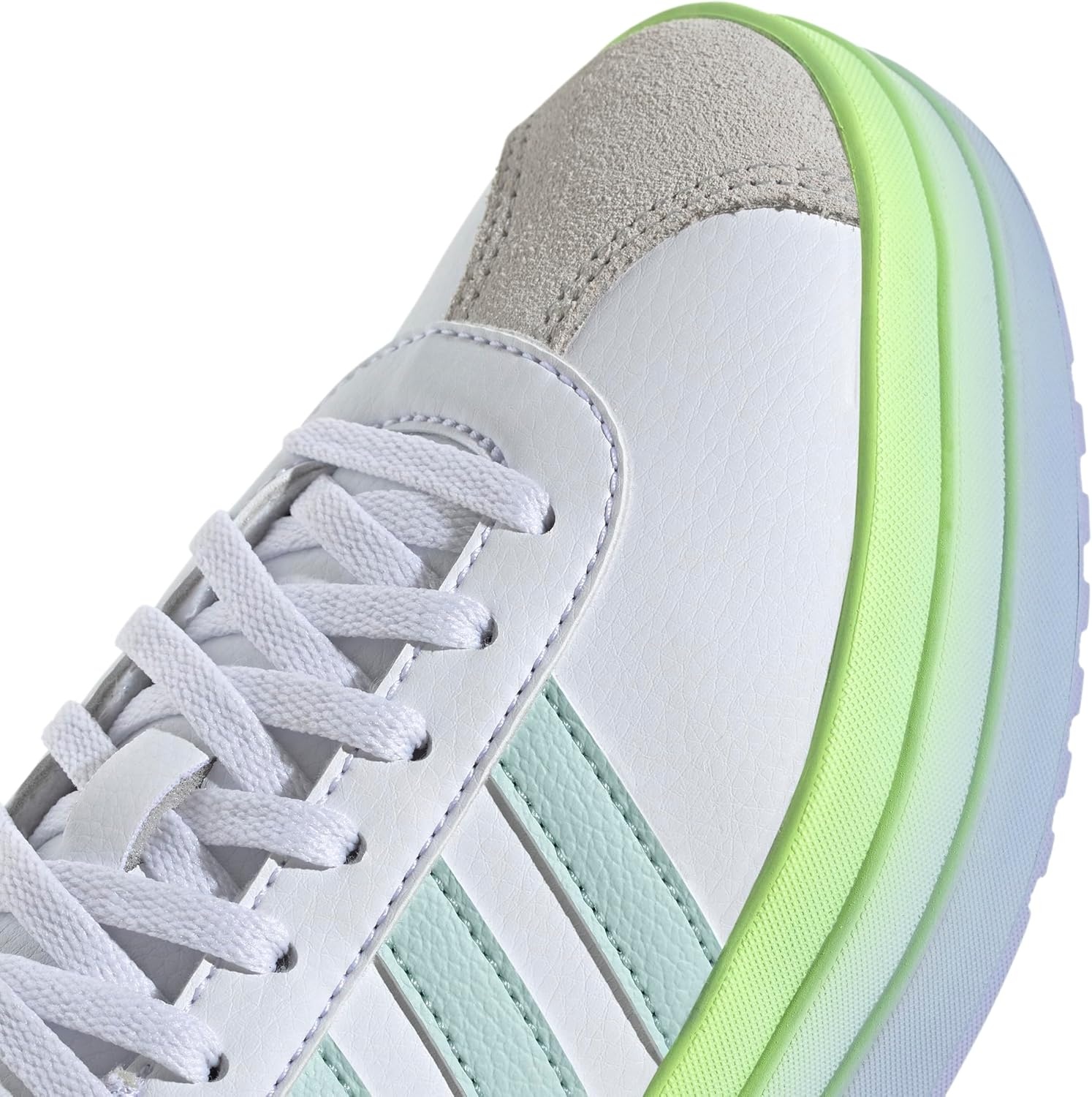 image:imageAdidas UnisexChild Vl Court BoldWhiteHalo MintViolet Tone