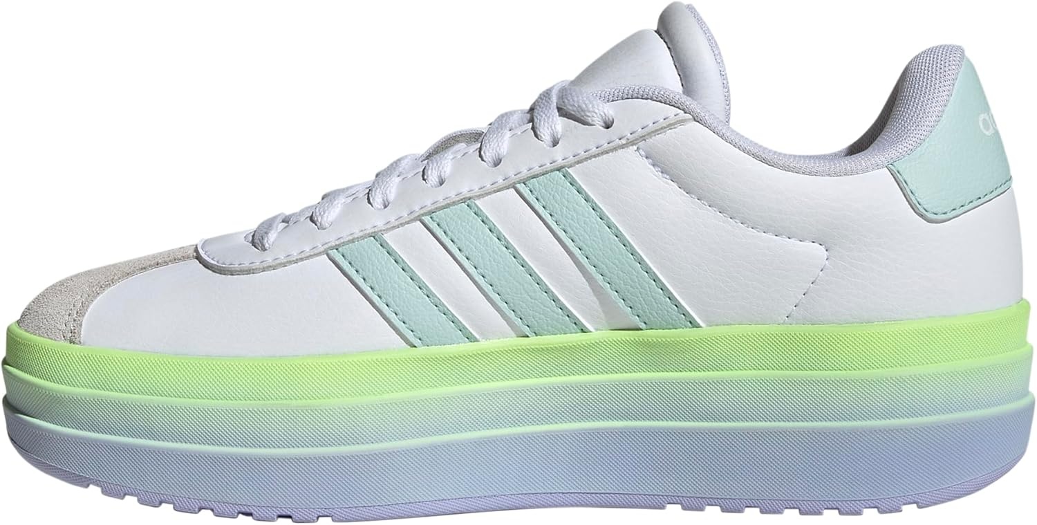 image:imageAdidas UnisexChild Vl Court BoldWhiteHalo MintViolet Tone