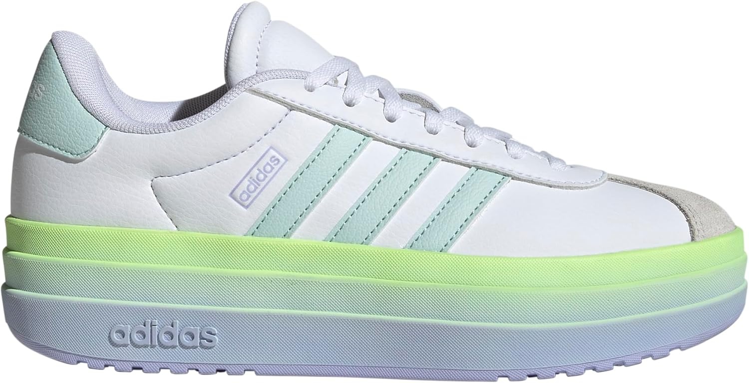 image:imageAdidas UnisexChild Vl Court BoldWhiteHalo MintViolet Tone