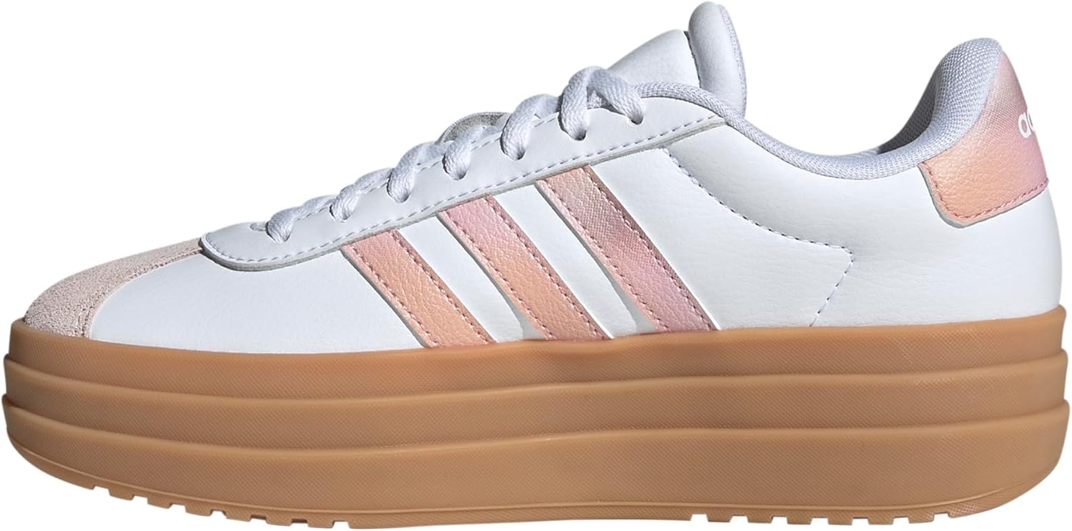 image:imageAdidas UnisexChild Vl Court BoldWhitePowder CoralGum
