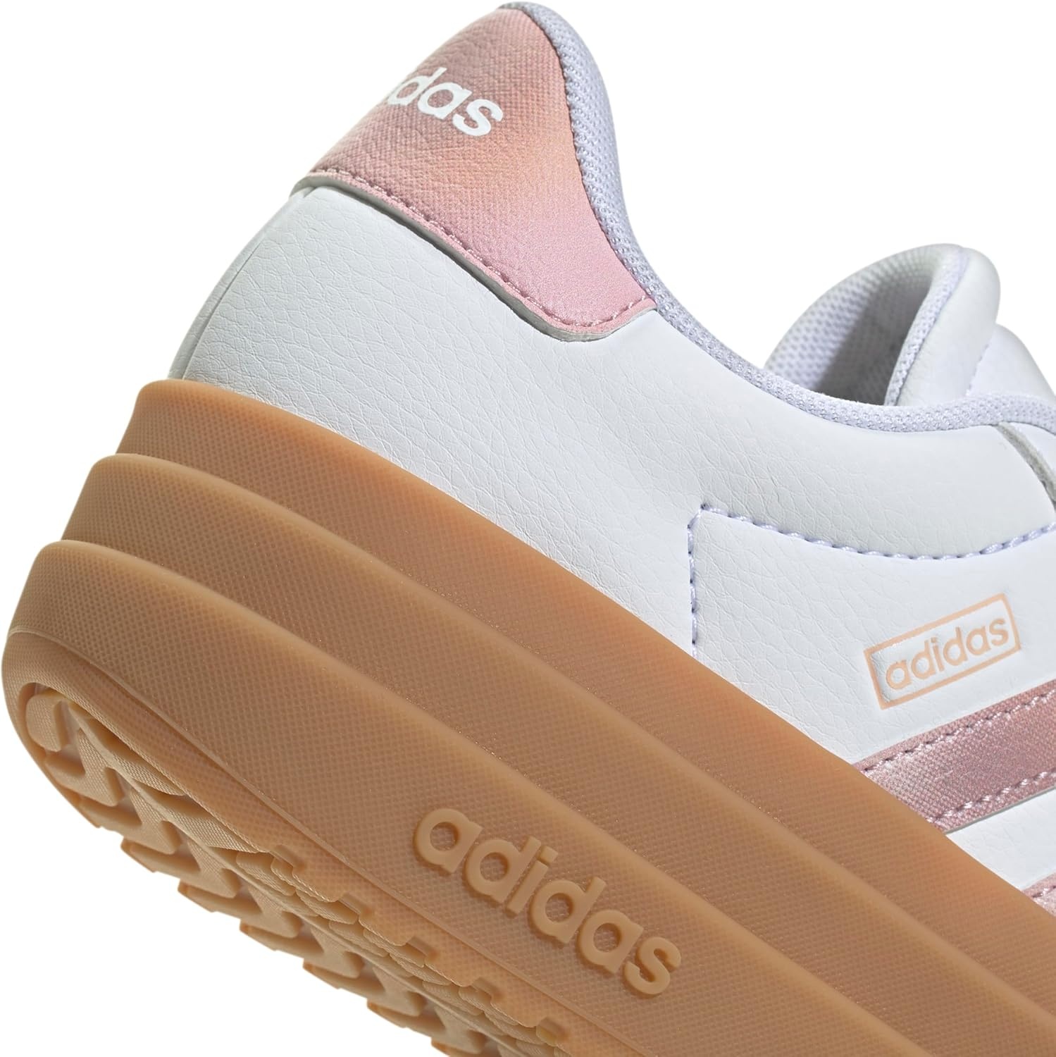 image:imageAdidas UnisexChild Vl Court BoldWhitePowder CoralGum