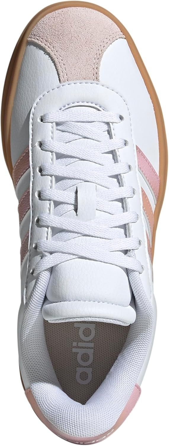 image:imageAdidas UnisexChild Vl Court BoldWhitePowder CoralGum