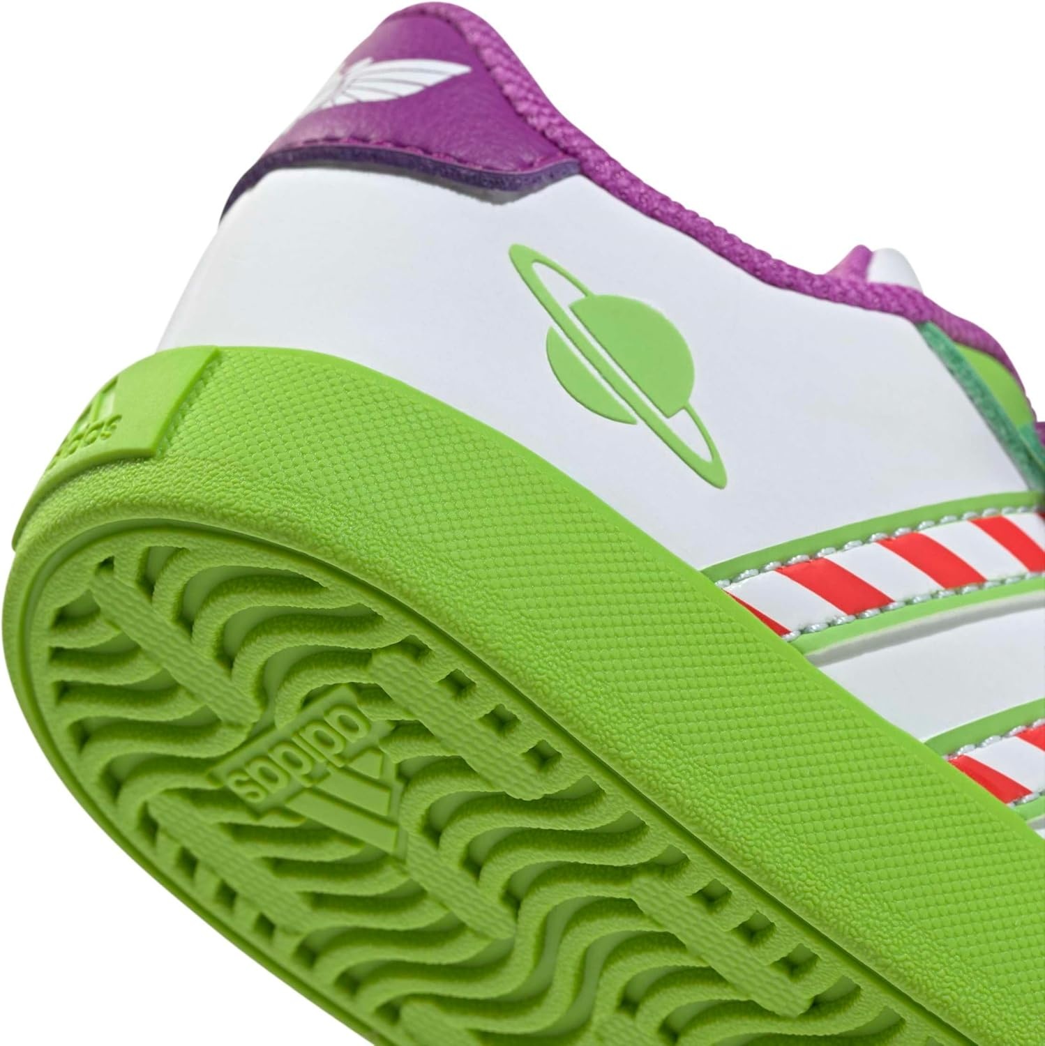 image:imageAdidas UnisexChild Vl Court BoldWhiteSemi Solar Green