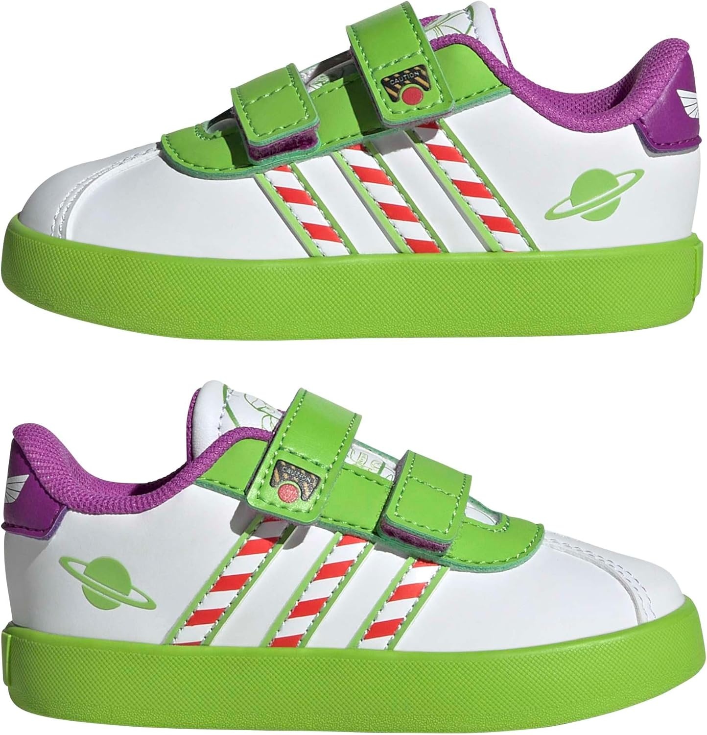 image:imageAdidas UnisexChild Vl Court BoldWhiteSemi Solar Green