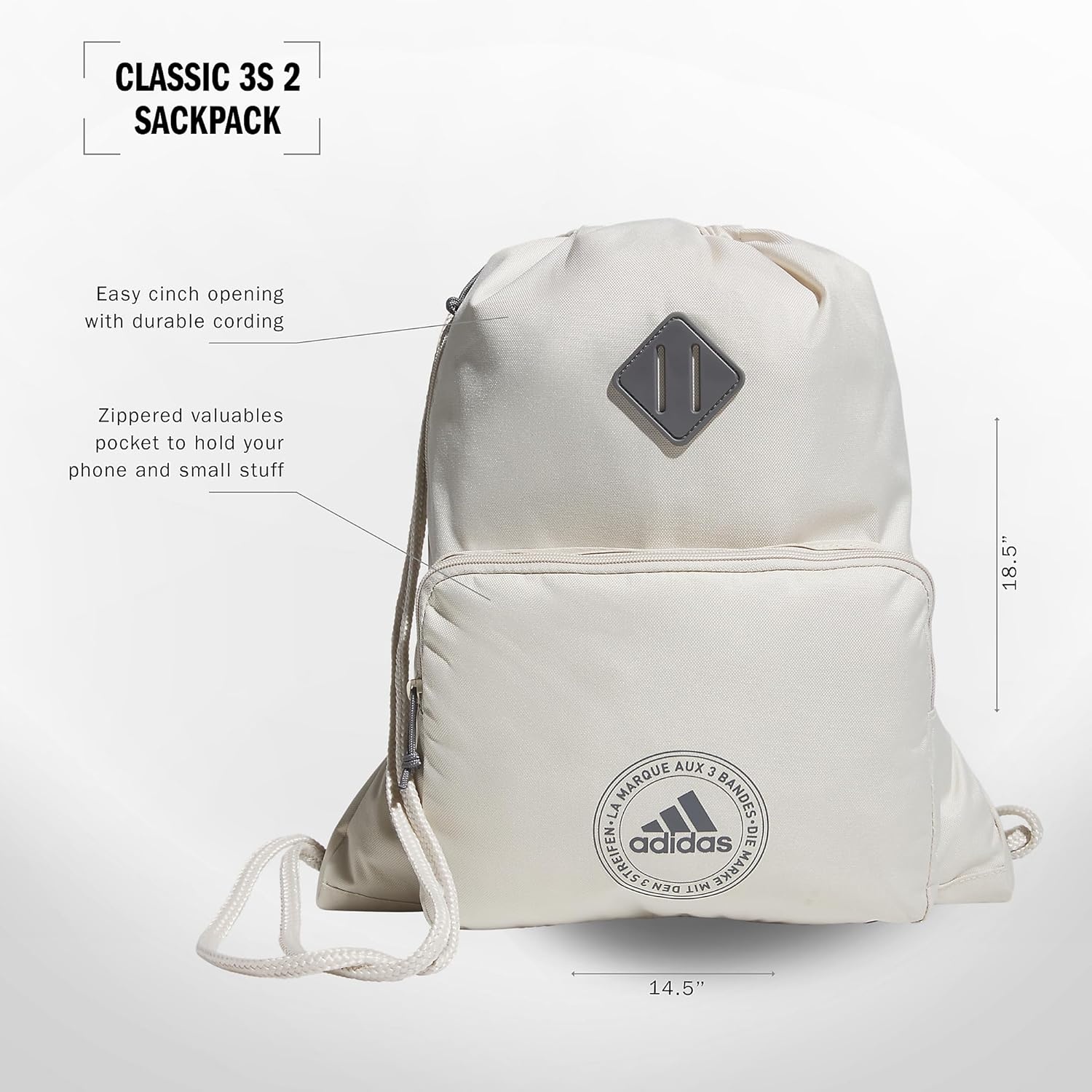 image:imageClassic 3S 20 SackpackAlumina BeigeGrey Four