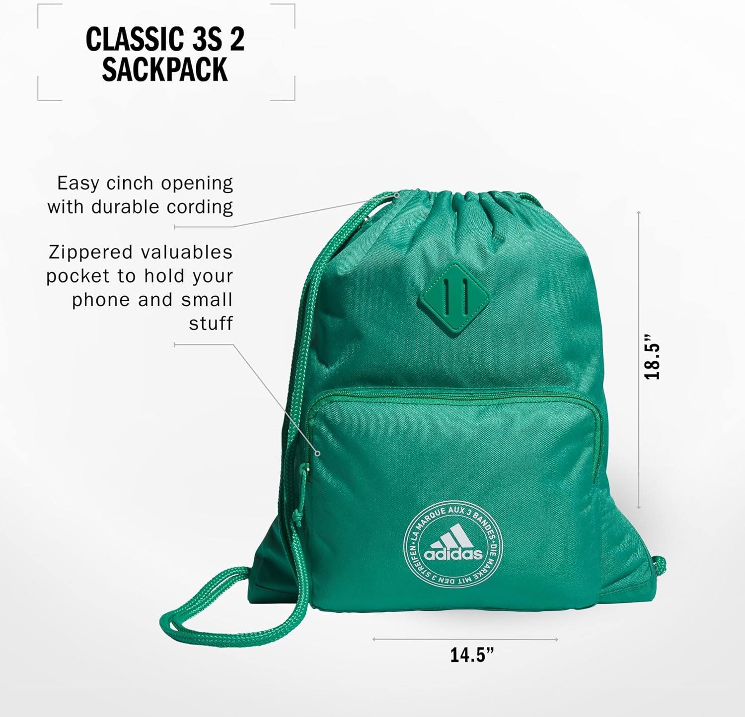 image:imageClassic 3S 20 SackpackSemi Court Green