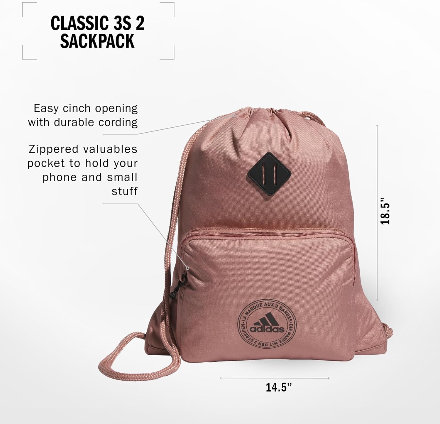 image:imageClassic 3S 20 SackpackWarm Clay Pink