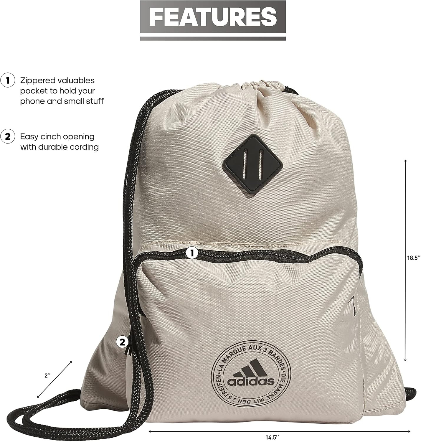 image:imageClassic 3S 20 SackpackWonder BeigeBlack