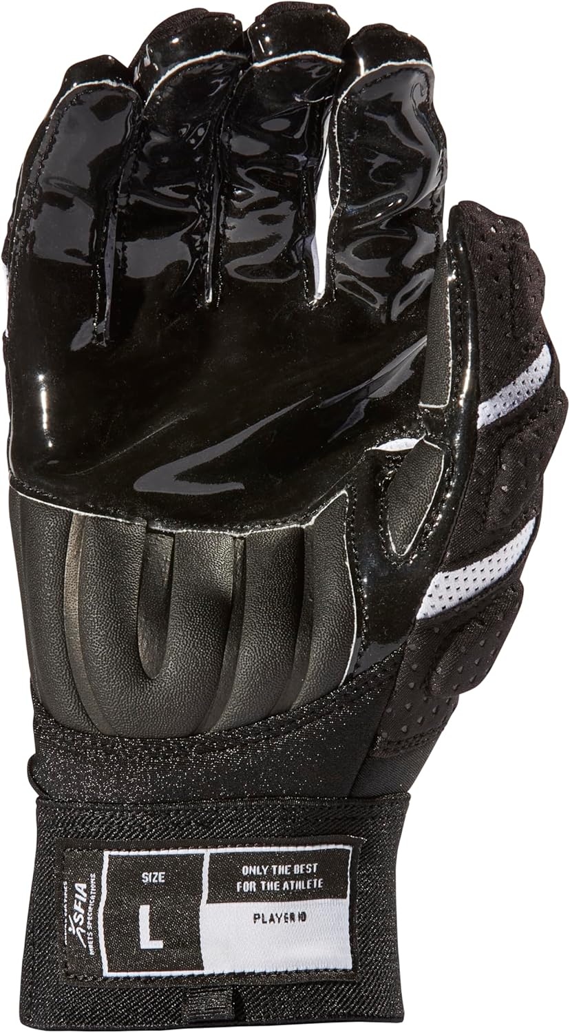 image:imageFreak MAX 20 Chaos Padded Lineman Adult Football Gloves Multiple Styles and Sizes2024 Chaos Black
