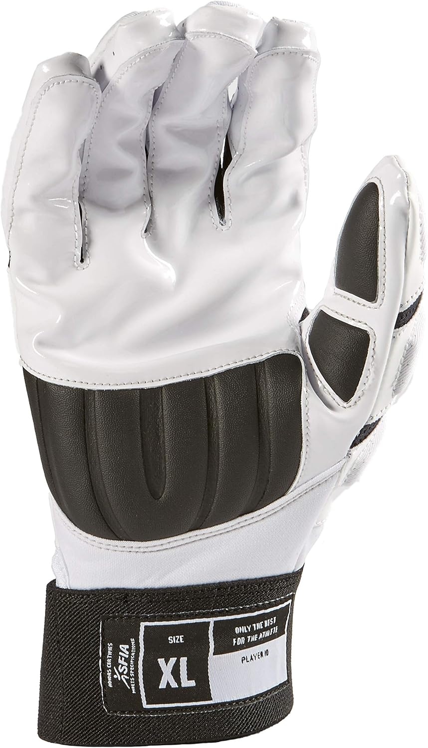 image:imageFreak MAX 20 Chaos Padded Lineman Adult Football Gloves Multiple Styles and SizesMax 20 White