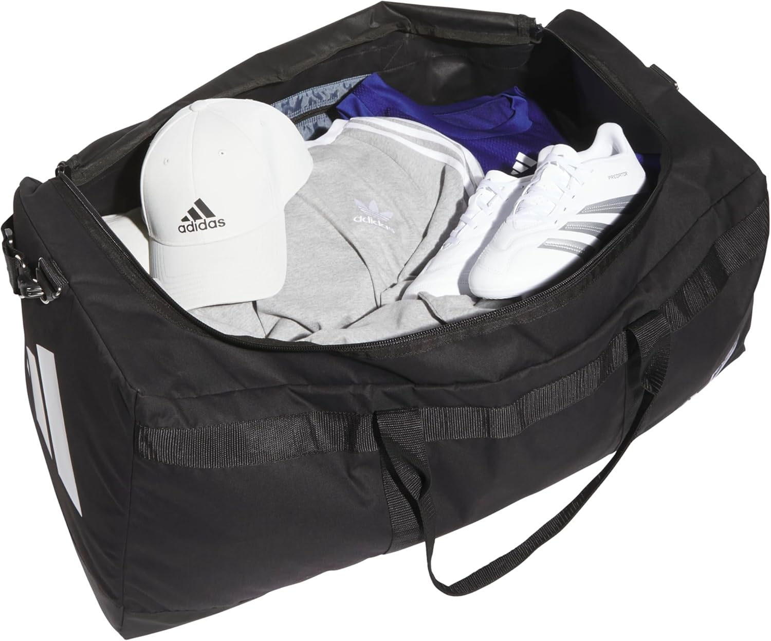 image:imageLocker Room Baseball Duffel BagBlackWhite2